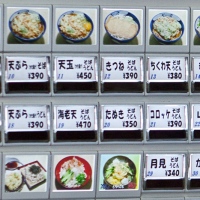 Boutons de la machine pour commander au restaurant