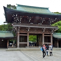 Entrée du sanctuaire Meiji-jingū