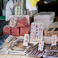 Étal de nourriture à Ameyoko