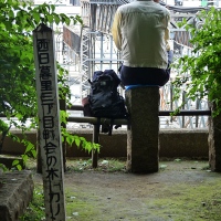 Vue du sanctuaire de Suwa