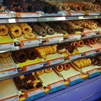 À l'intérieur du Mister Donut