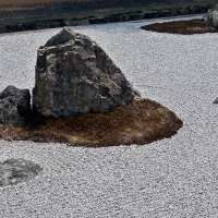 Jardin de pierres du Ryōan-ji à Kyoto