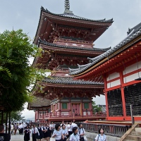 Entrée du temple Kyomizu-dera à Kyoto