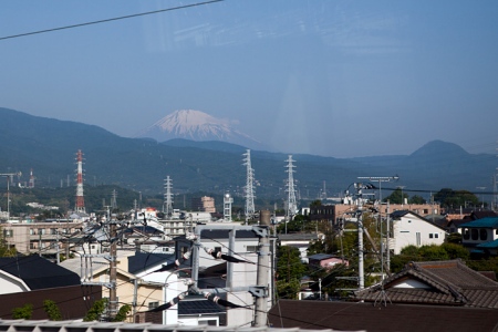 Le mont Fuji vu du shinkansen