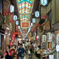 Nishiki market à Kyoto
