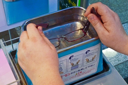 Nettoyage des lunettes aux ultra sons